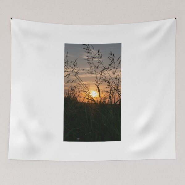 Item preview, Sunset through the Grass designed and sold by okieshotsprints.