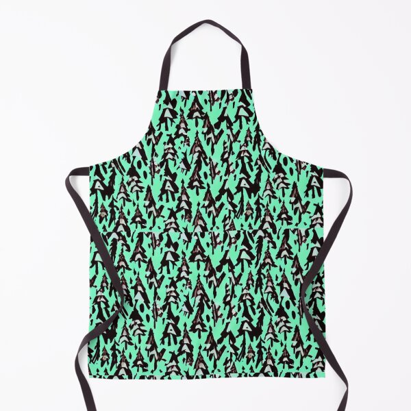 Item preview, Bright green with trees designed and sold by melridger.