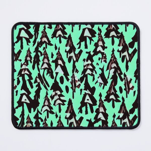 Item preview, Bright green with trees designed and sold by melridger.