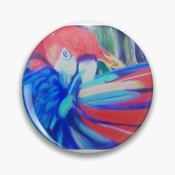 Item preview, Macaw Preening designed and sold by Artbyjanehicks.