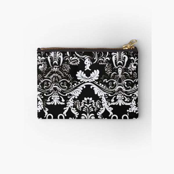 Artikelvorschau, Buntes Fantasiemuster schwarz weiß Ornamente Spitzenmuster entworfen und verkauft von G-M-Designs.