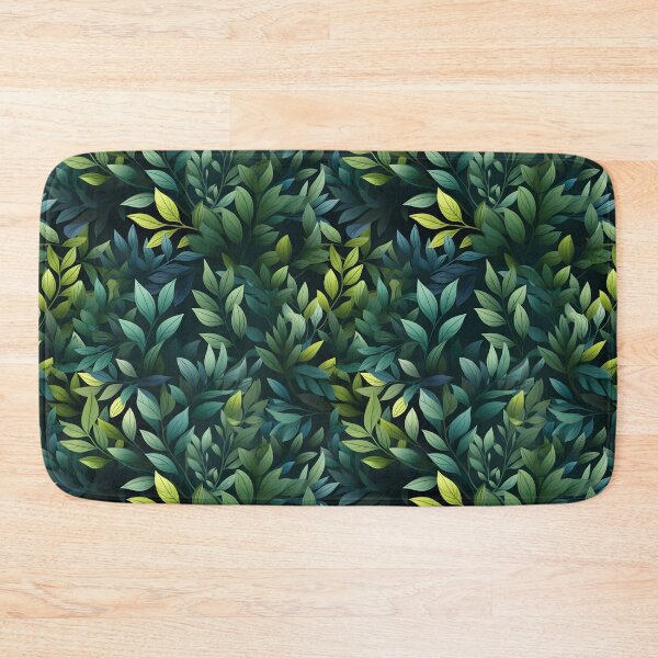 Item preview, Green Leaves Pattern 12 designed and sold by DigitalPatternx.