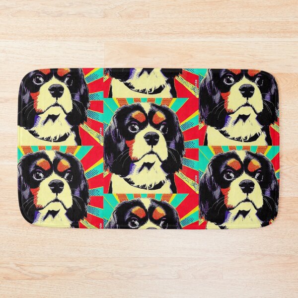 Item preview, Tri Colour King Charles Cavalier Spaniel Pop Art designed and sold by FunnehGacha.