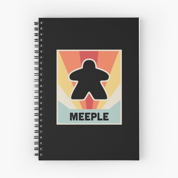 Item preview, Vintage MEEPLE Boardgame Design   designed and sold by AMANDABOWITZ.