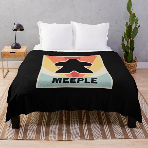 Item preview, Vintage MEEPLE Boardgame Design   designed and sold by AMANDABOWITZ.
