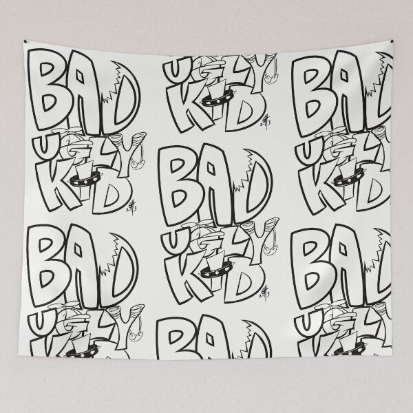 Item preview, BAD UGLY KID black and white logo  designed and sold by Gregory Murphy.