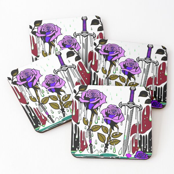 Item preview, sword and two roses 2023 tileartwork designed and sold by tileartwork.
