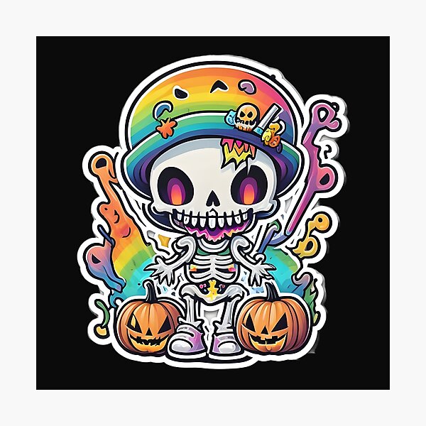 Item preview, Skeleton Halloween Celebration designed and sold by Shiwwa.