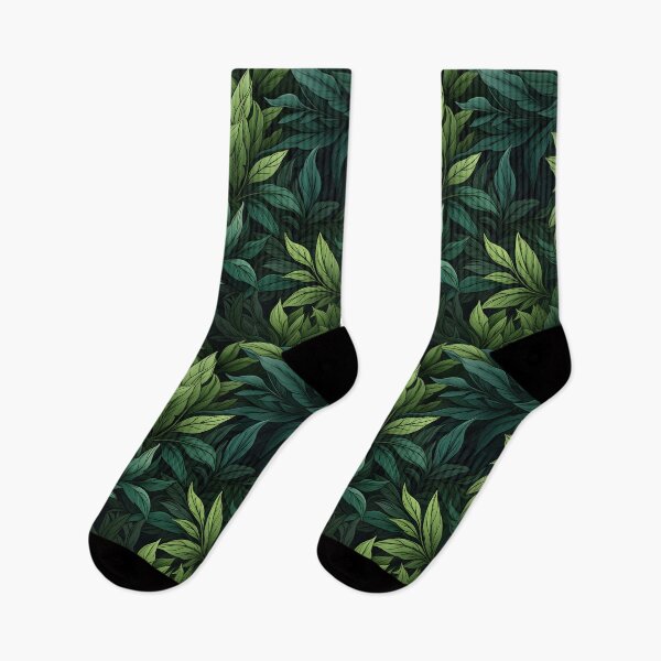 Item preview, Green Leaves Pattern 13 designed and sold by DigitalPatternx.