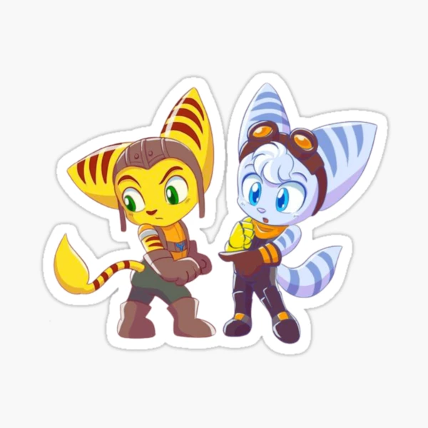 Rivet Ratchet & Clank ~ Rift Apart (Fannan Vector) Sticker for Sale by  slu1