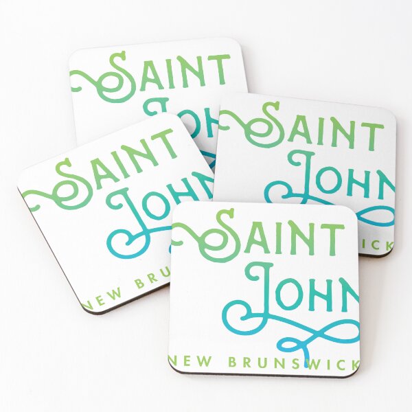 Item preview, Saint John, New Brunswick, Canada Typographic Wave Design designed and sold by Futurebeachbum.