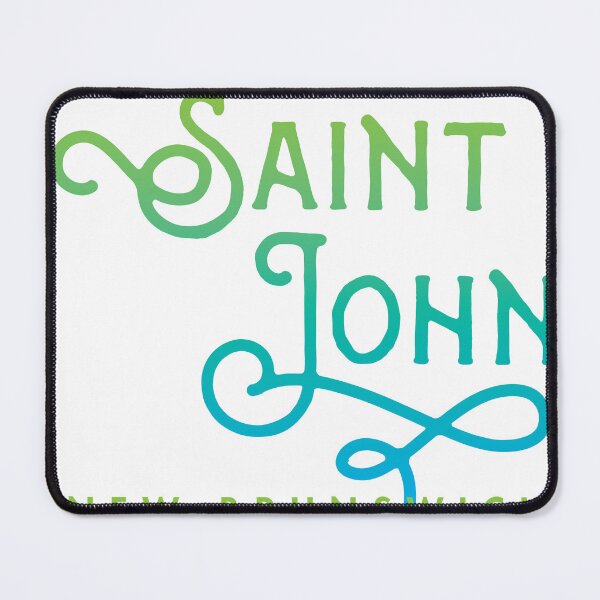 Item preview, Saint John, New Brunswick, Canada Typographic Wave Design designed and sold by Futurebeachbum.