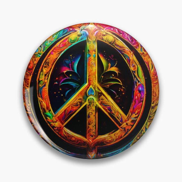 Item preview, Multi Color Peace Symbol in Mandala Pattern designed and sold by Md Rashid  Hasan.