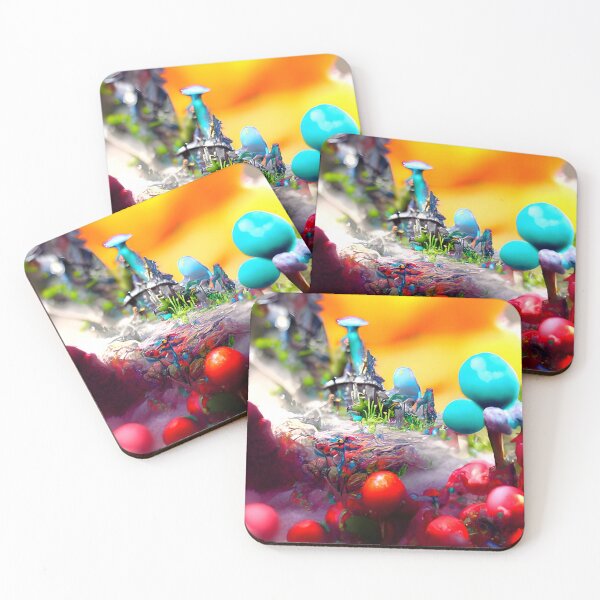 Item preview, Fantasy Mashroom Land - Wall Art designed and sold by AyushAIImage01.