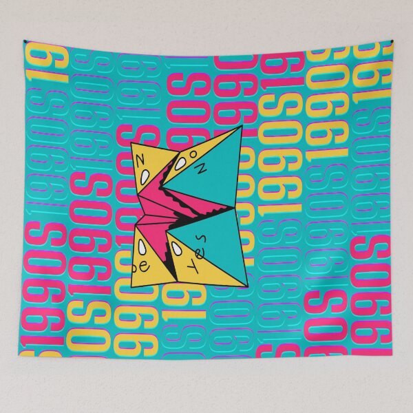 Item preview, 1990s retro design 12 - OG Blue Background designed and sold by PunjabanJatti.