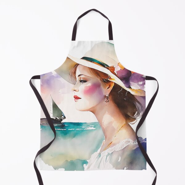 Item preview, A Vintage Dream by the Seaside: Whispers of Romance in Watercolor designed and sold by ElliOzy.