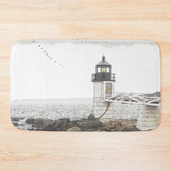 Item preview, Maine Marshall Lighthouse  - Original Art designed and sold by alpendesigns.