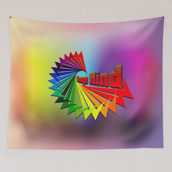 Item preview, Change mind of words between swirling color palettes designed and sold by Bigrow.