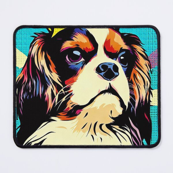 Item preview, King Charles Cavalier Spaniel Pop Art designed and sold by FunnehGacha.