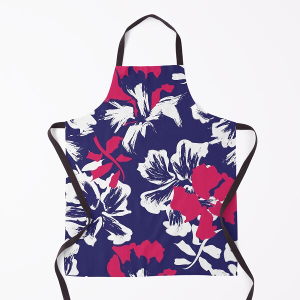 Item preview, blue pink hibiscus flowers pattern designed and sold by ichirochen.