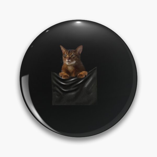 Item preview, Abyssinian cat, Cat insde pocket designed and sold by Logiamerch.