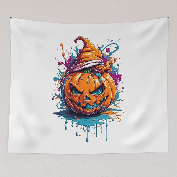 Item preview, Enchanted Pumpkin Halloween: Artful Delights Collection designed and sold by irosh madushan.