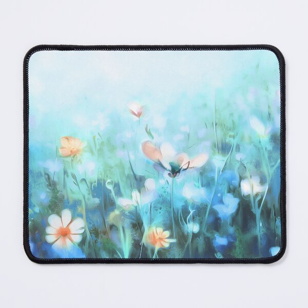 Item preview, The Patchwork Meadow - Cyan designed and sold by ArtSea-Bubble.
