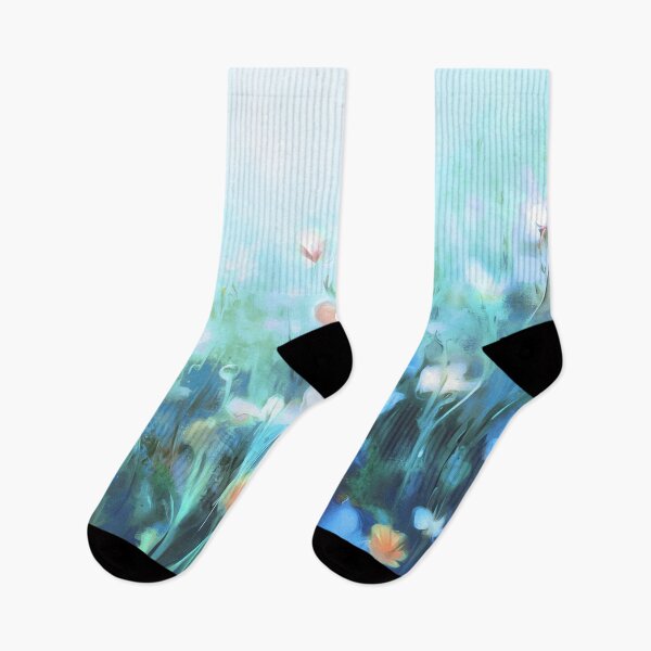 Item preview, The Patchwork Meadow - Cyan designed and sold by ArtSea-Bubble.