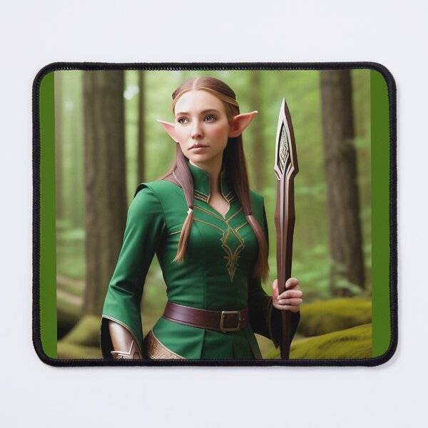 Item preview, Female warrior elf print designed and sold by AudreyTM.
