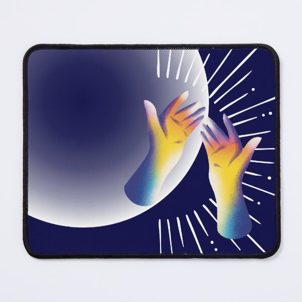Item preview, Grateful Grainy Gradient Cosmic Hands  designed and sold by minefully.