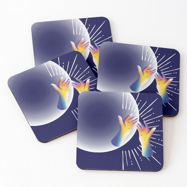 Item preview, Grateful Grainy Gradient Cosmic Hands  designed and sold by minefully.