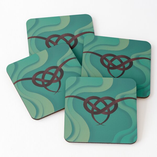 Item preview, Twisted coil on green layered background designed and sold by Bigrow.