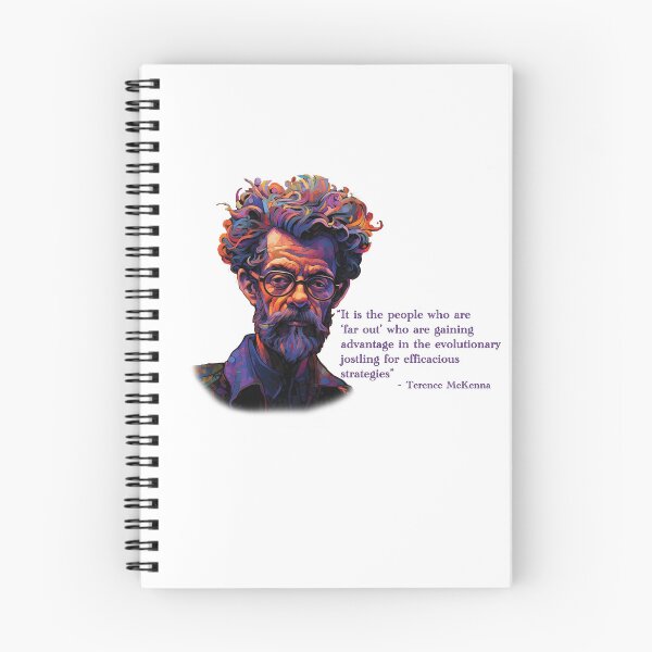 Item preview, Terence McKenna Far Out Quote designed and sold by psychofluid.