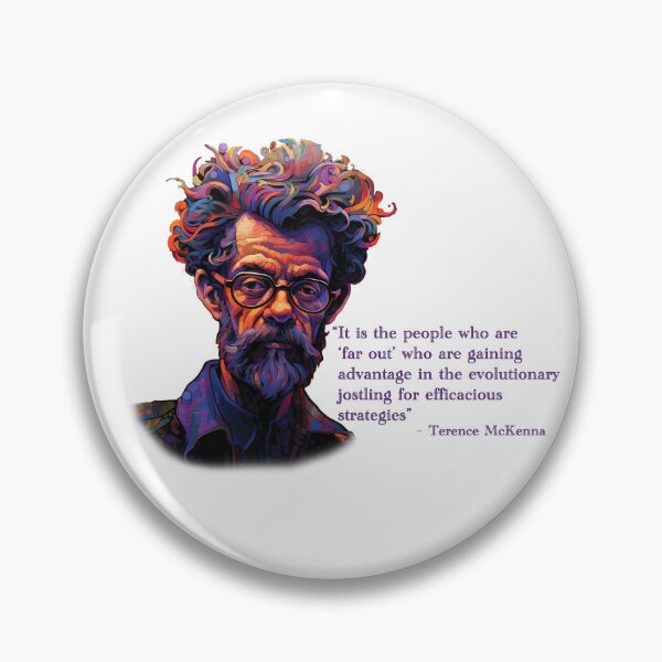 Item preview, Terence McKenna Far Out Quote designed and sold by psychofluid.
