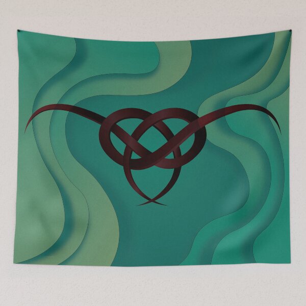 Item preview, Twisted coil on green layered background designed and sold by Bigrow.