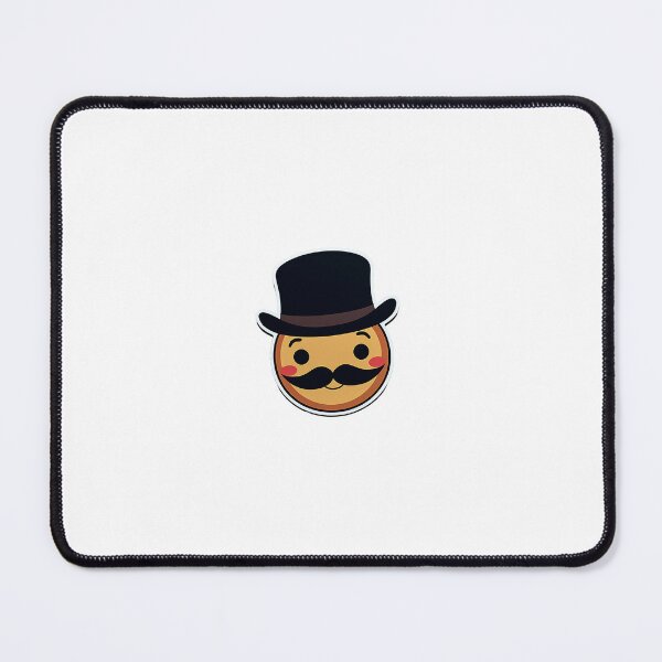 Item preview, Smiling Mustache Man in Tophat Sticker designed and sold by BySpinny.