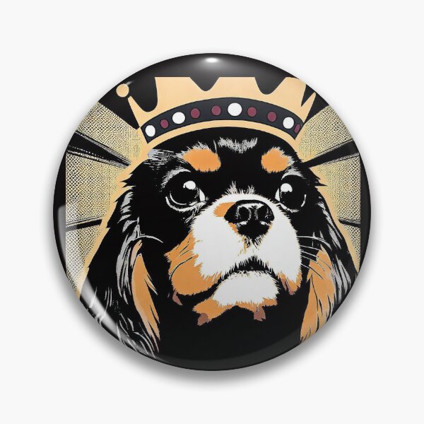 Item preview, Golden King Charles Cavalier Spaniel Pop Art designed and sold by FunnehGacha.