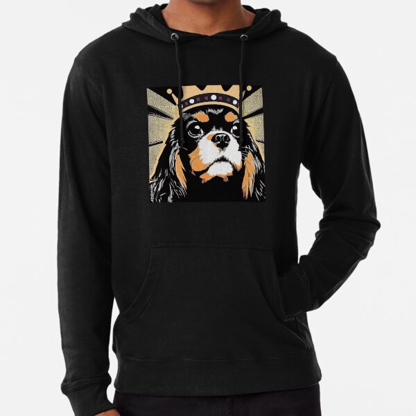 Vista previa del artículo con la obra «Golden King Charles Cavalier Spaniel Pop Art», diseñado y vendido por FunnehGacha.
