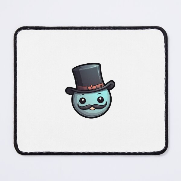 Item preview, Smiling Mustache Man in Tophat Sticker designed and sold by BySpinny.