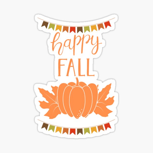 Item preview, Happy Fall  designed and sold by ValsCrazyCats.