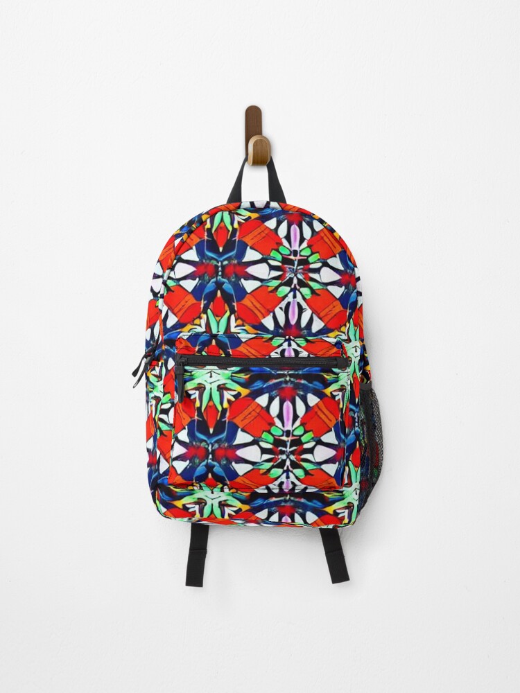 Thumbnail 1 of 3, Backpack, Abstract firecrackers designed and sold by melridger.