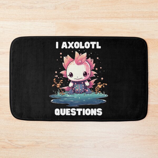 Item preview, Axolotl Questions Cute Axolotl Kawaii designed and sold by ArtFromBeyond.