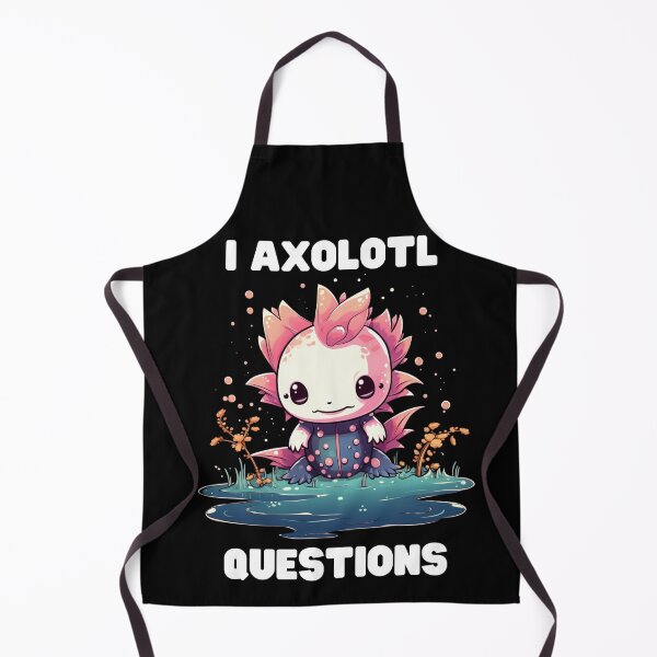 Item preview, Axolotl Questions Cute Axolotl Kawaii designed and sold by ArtFromBeyond.