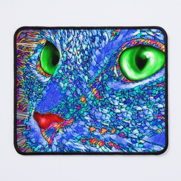 Item preview, Cat Profile Stained Glass designed and sold by Daniel Janda.