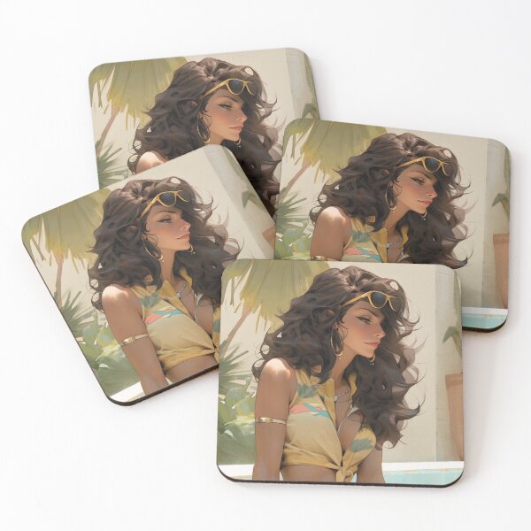 Item preview, Pretty Girl at the Pool designed and sold by AxeWave.