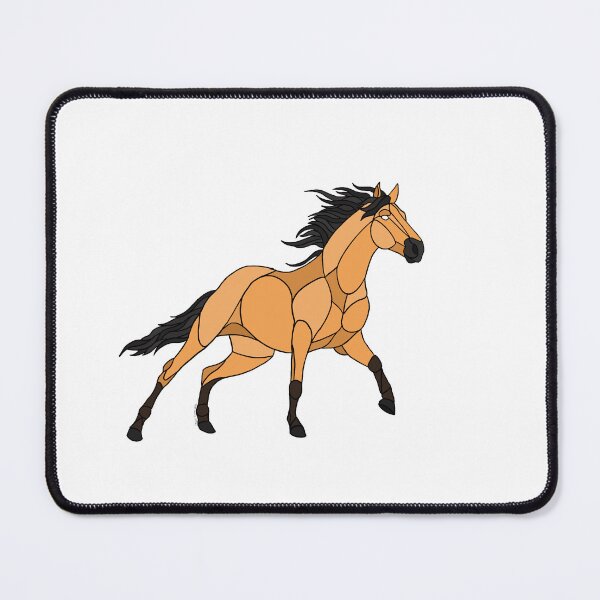 Item preview, Stained Glass Horse (Buckskin, Right Facing) designed and sold by CelticCrowsNest.