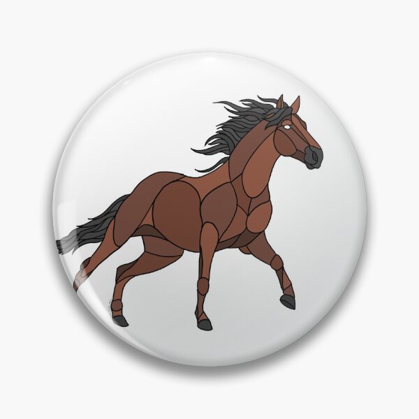 Item preview, Stained Glass Horse (Bay, Right Facing) designed and sold by CelticCrowsNest.