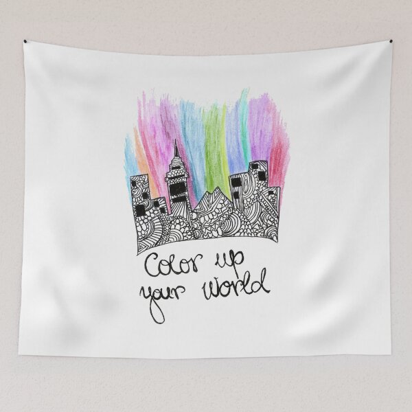 Item preview, Color Up Your World Artist Quotes Art Design designed and sold by HighArtDesigns.