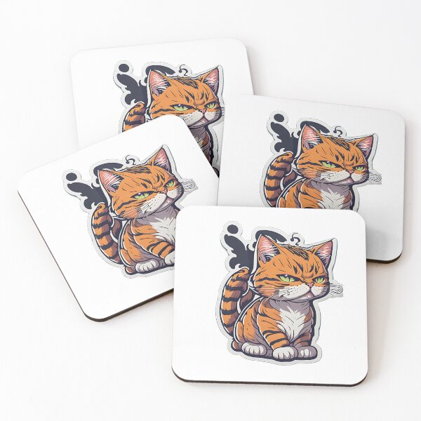 Item preview, Inflamed Feline Feelings: Angry Cat Edition designed and sold by FashionRex.