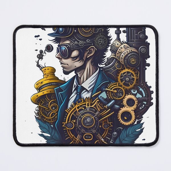 Item preview, Steampunk man victorian glasses gears designed and sold by TaevasDesign.